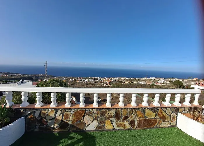 Apartment Tenerife 100m2 Casa De Don Quijote With A Terrace Of 100m2 With A View Of The Ocean And Teide Volcano And A Garden Of 600m2