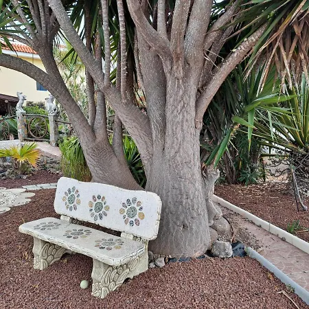 Tenerife 100m2 Casa De Don Quijote With A Terrace Of 100m2 With A View Of The Ocean And Teide Volcano And A Garden Of 600m2 * Icod De Los Vinos