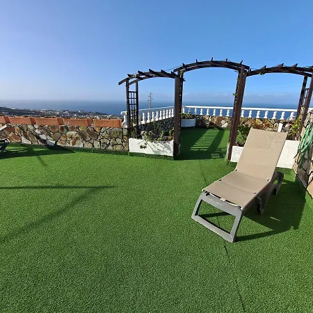 Tenerife 100m2 Casa De Don Quijote With A Terrace Of 100m2 With A View Of The Ocean And Teide Volcano And A Garden Of 600m2 이코드레로스비노스